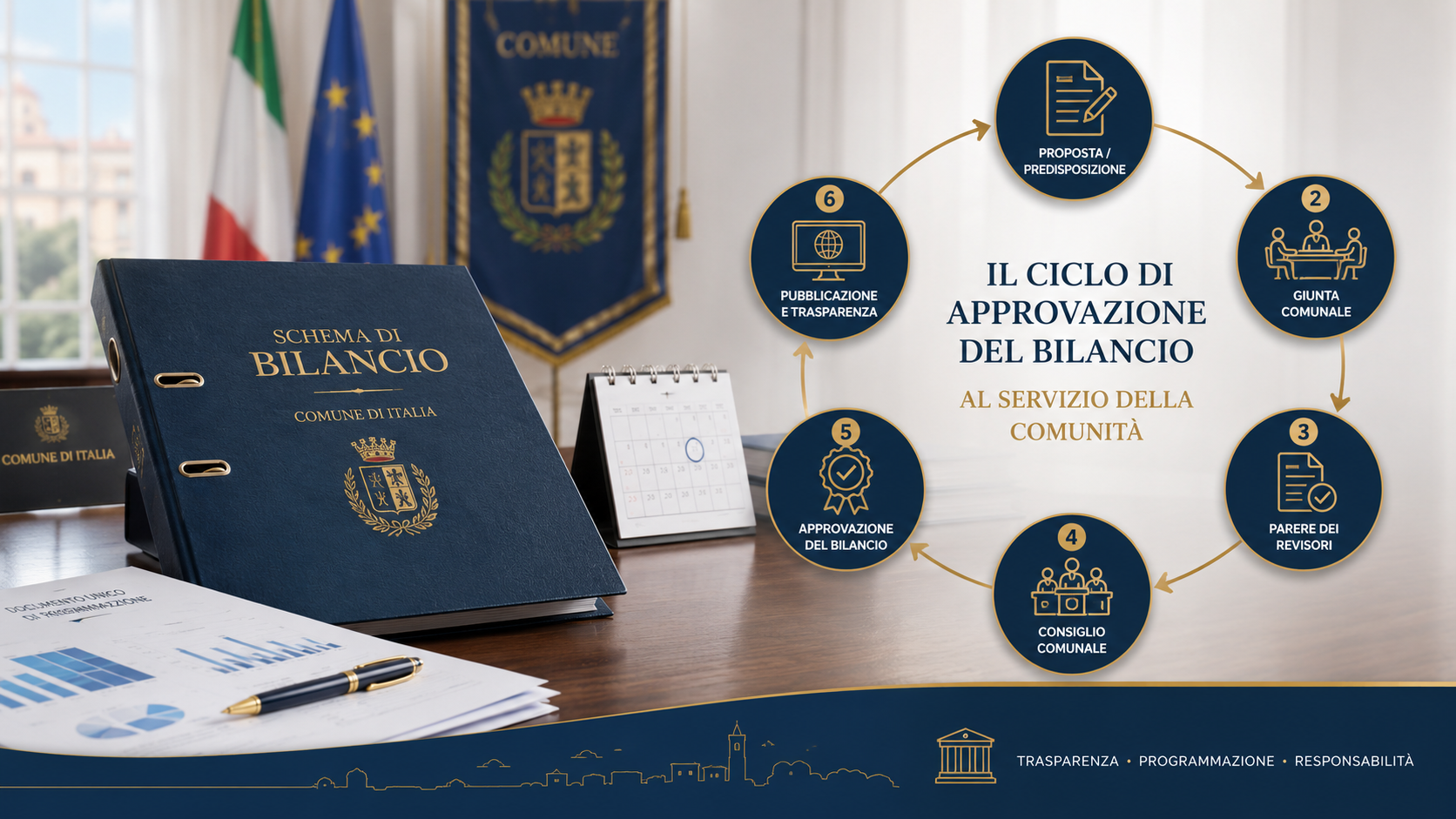 Il ciclo di approvazione del bilancio negli enti locali