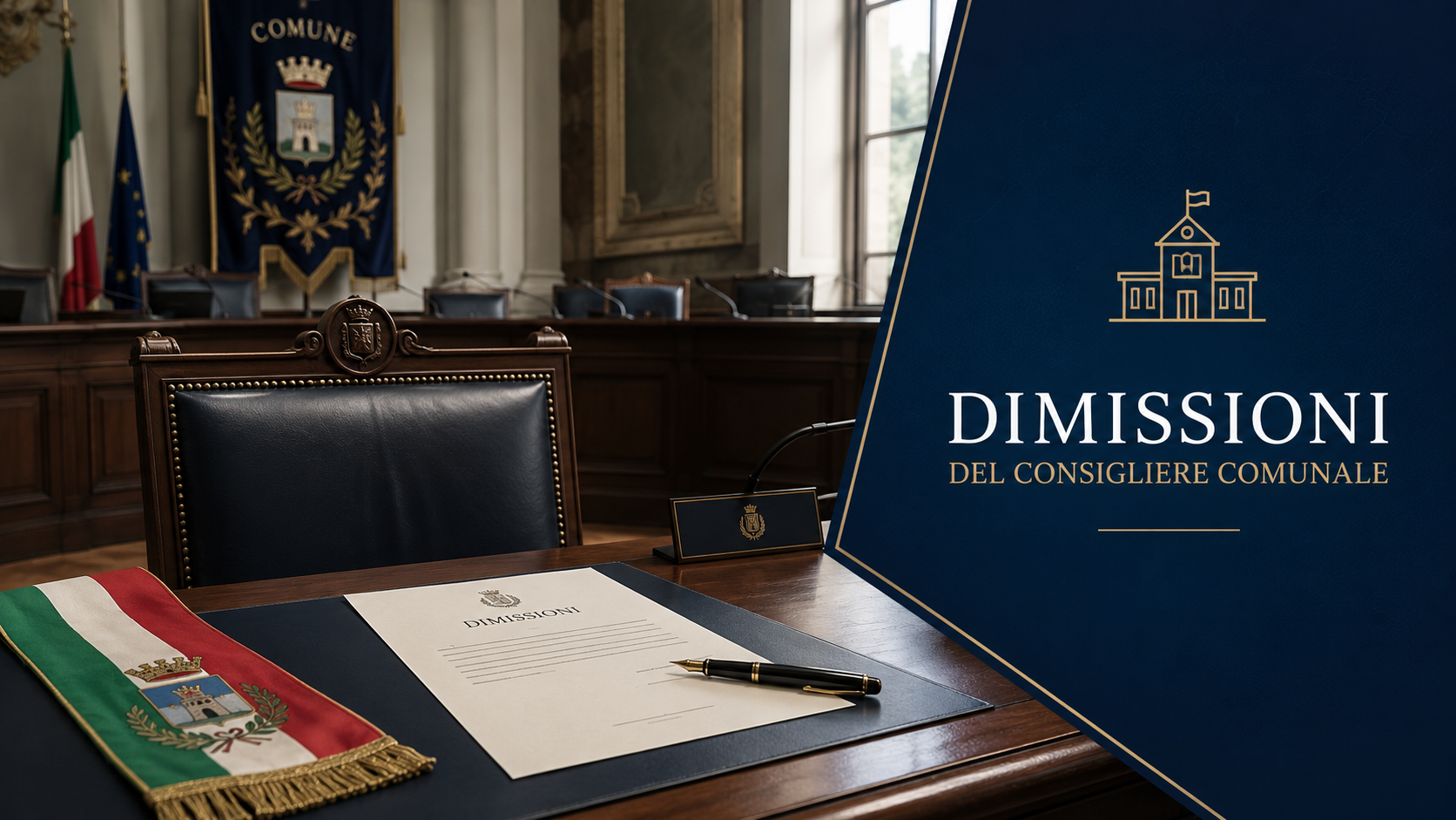Le dimissioni del consigliere comunale — art. 38 c. 8 TUEL