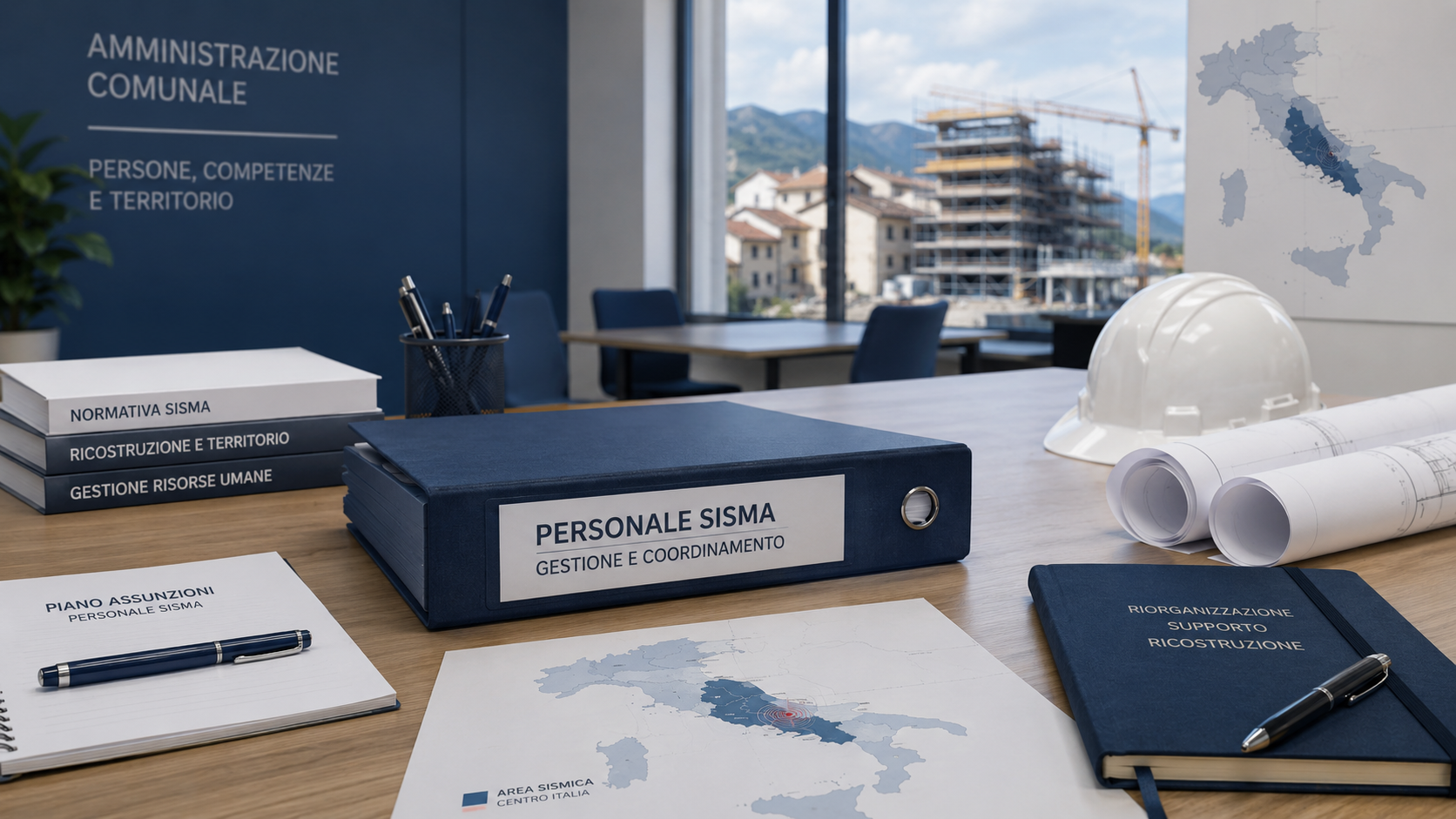 Il personale sisma nei Comuni del cratere
