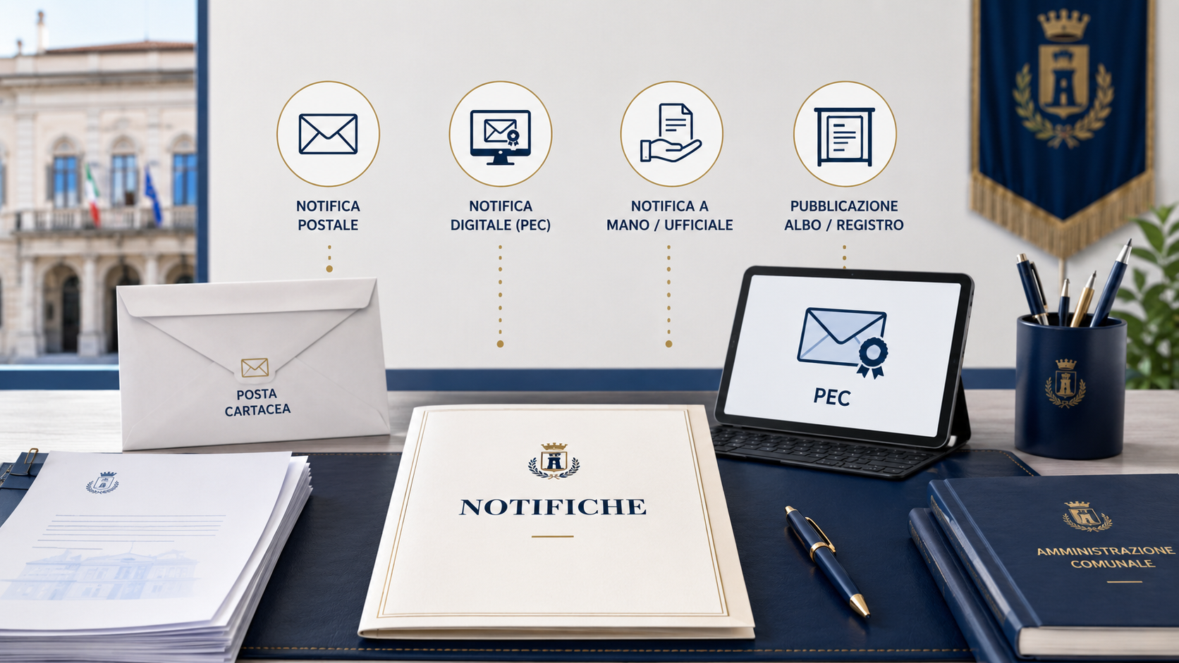 Le 9 tipologie di notifica degli atti nell'ente locale